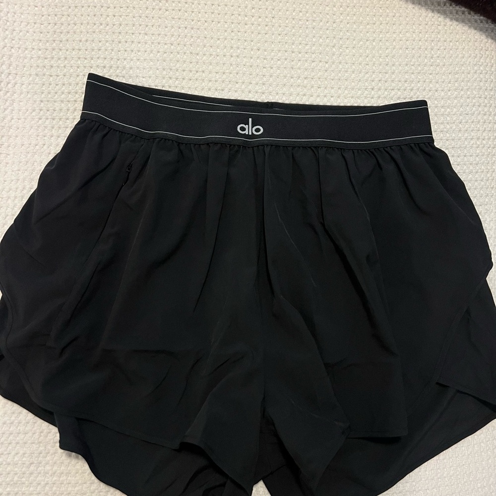 Alo Black Athletic Shorts